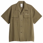 Visvim Men's Judd Short Sleeve Shirt in Brown