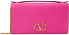 Valentino Garavani Pink VLogo Chain Bag