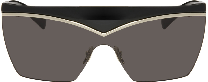 Saint Laurent Black SL 614 Mask Sunglasses Saint Laurent