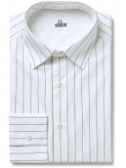Sebline - Pinstriped Cotton-Poplin Shirt - White