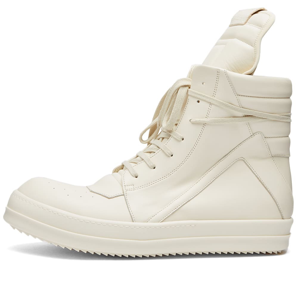 Rick Owens Men's Geobasket Sneakers in Milk Rick Owens