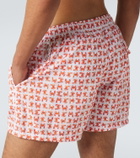 Fedeli Madeira printed swim trunks