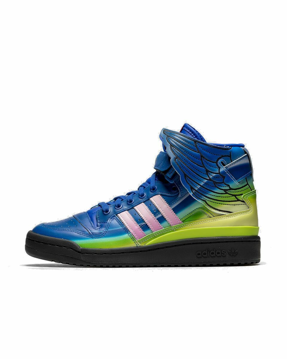 Photo: Adidas Jeremy Scott Forum Hi "Motorsport Wings 4.0" Blue - Mens - High & Midtop