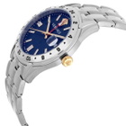 Versace Greca Time GMT Quartz Blue Dial Mens Watch VE7C00523