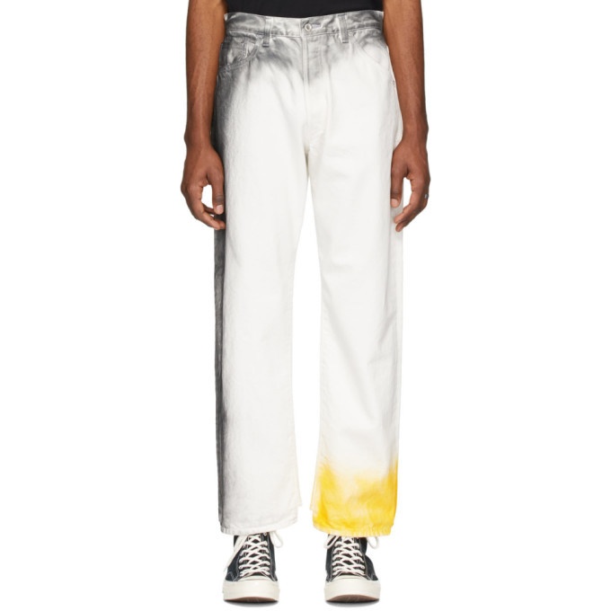 Photo: N.Hoolywood White Distressed Jeans