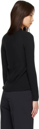 Veilance Black Conic Wool Midlayer Sweater