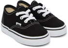 Vans Baby Black & White Authentic Sneakers