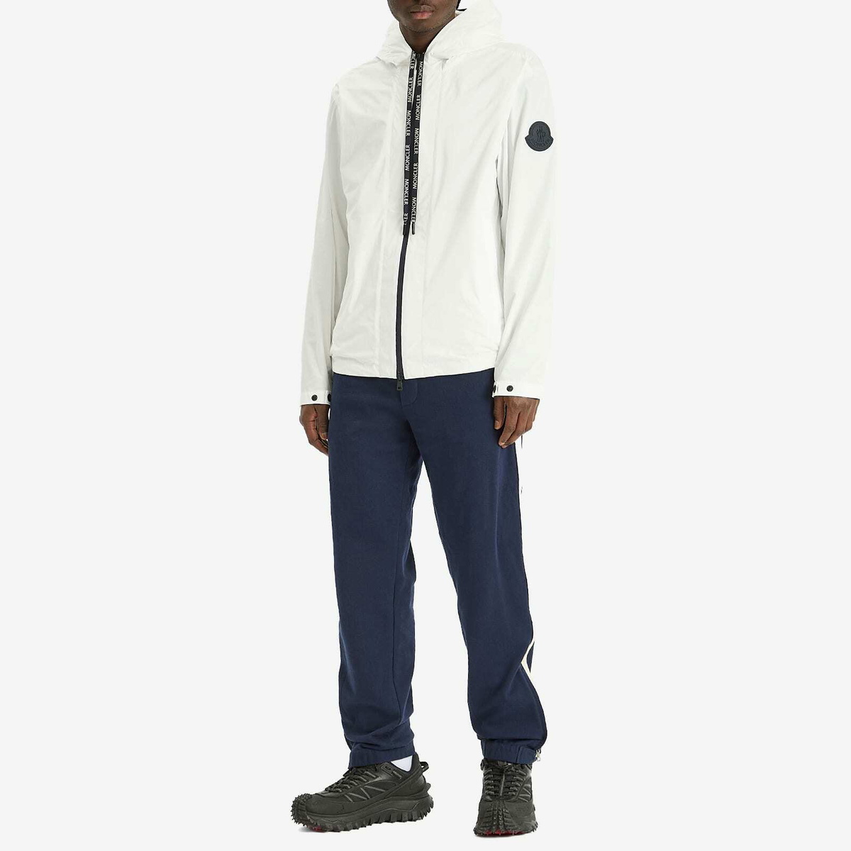 Moncler Men's Carles Hooded Jacket in White Moncler