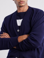 Begg & Co - Heriot Cashmere Cardigan - Blue