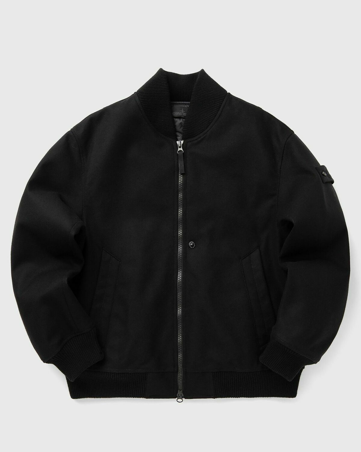 Stone Island GHOST BOMBER Black Mens Bomber Jacket