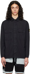 Stone Island Navy Old Treatment Shirt