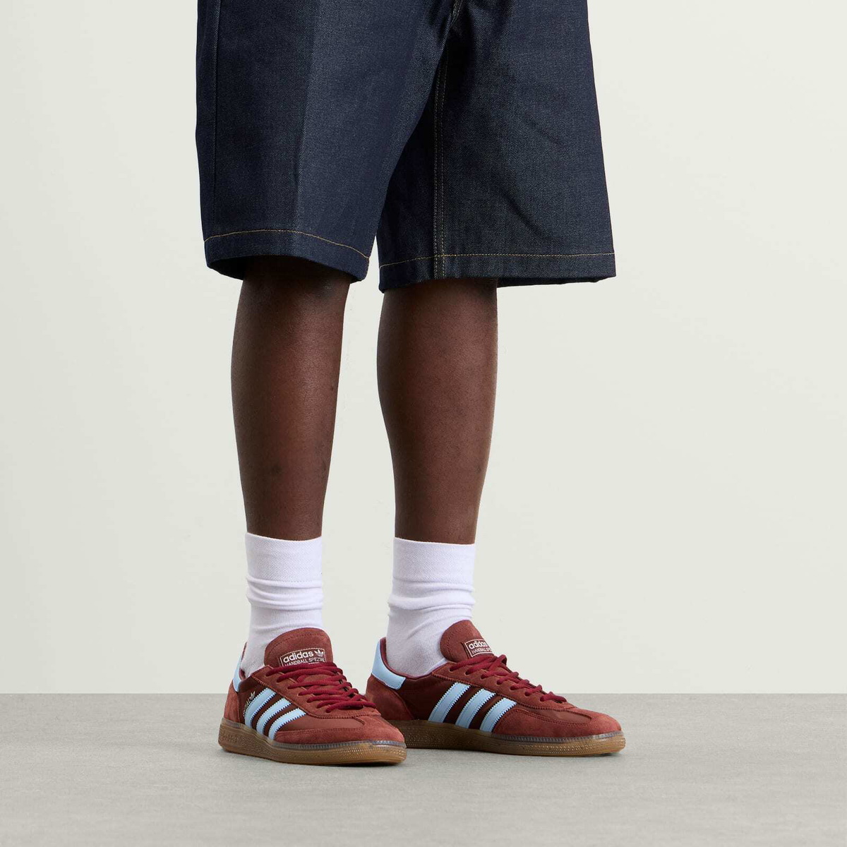 Adidas Men's Handball Spezial Sneaker in Fox Brown/Clear Sky/Gum