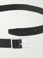 Anderson's - 3cm Reversible Full-Grain Leather Belt - Black