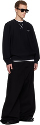 Givenchy Black Couture Seam Sweatshirt