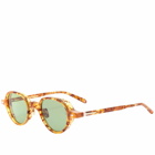 Jacques Marie Mage Men's Clark Sunglasses in Vintage Tortoise/Green