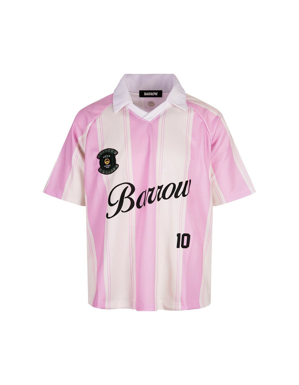 Barrow Pink Striped Triacetate T-shirt