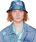 AMIRI Reversible Blue M.A Bucket Hat