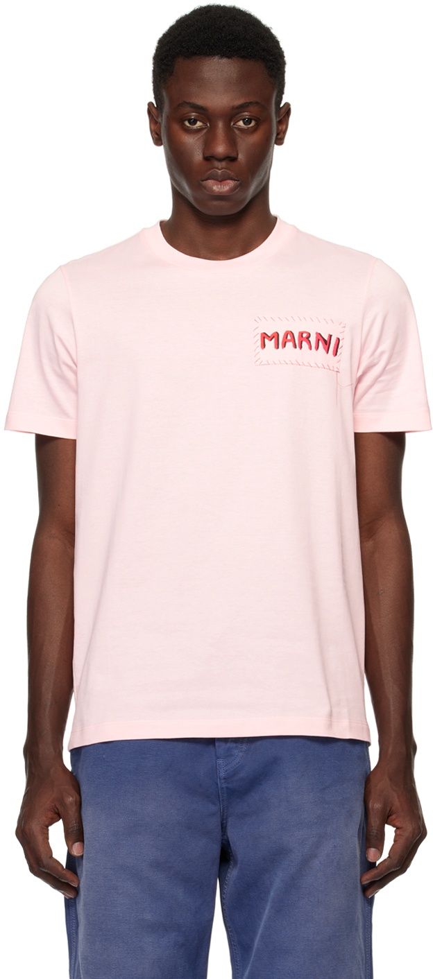 Photo: Marni Pink Patch T-Shirt