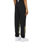 Rhude Black and Green Flight Lounge Pants