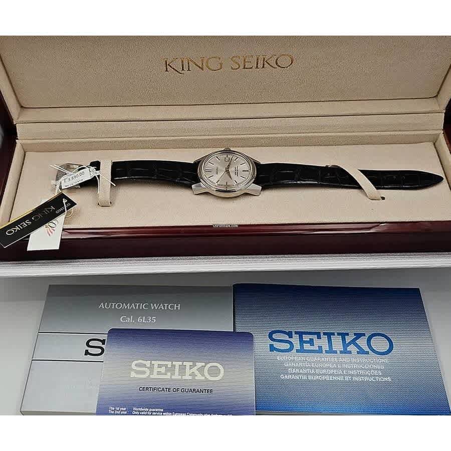 Seiko Luxe King Seiko Automatic Champagne Dial Unisex Watch SJE087