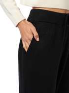 MC2 Saint Barth Woman Knitted Black Jogger Pants