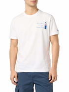 MC2 Saint Barth Cotton T-shirt With Blanc 1664 Print And Embroidery | Blanc 1664 Special Edition