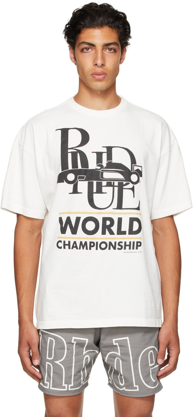 Rhude Off-White World Champion T-Shirt Rhude