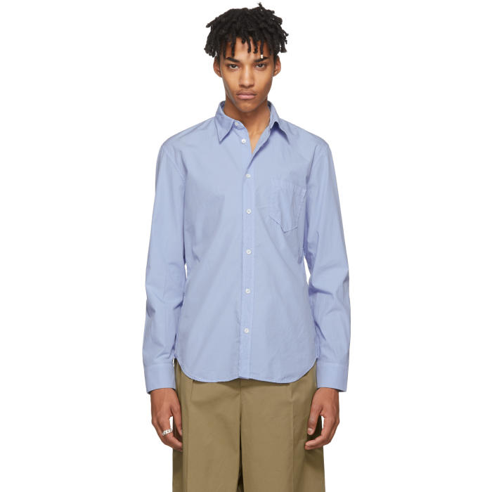 Maison Margiela Blue Pocket Shirt Maison Margiela