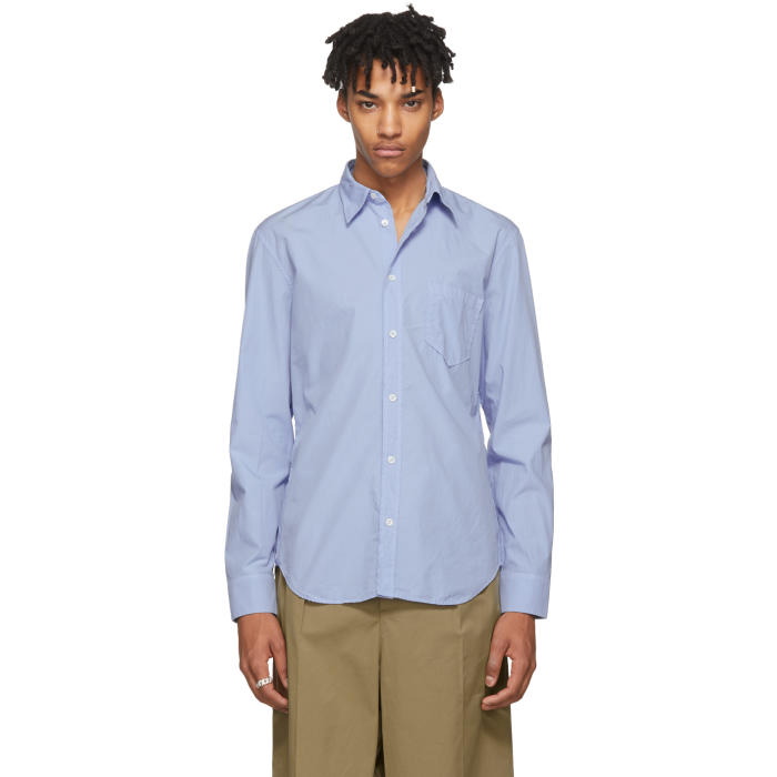 Photo: Maison Margiela Blue Pocket Shirt 