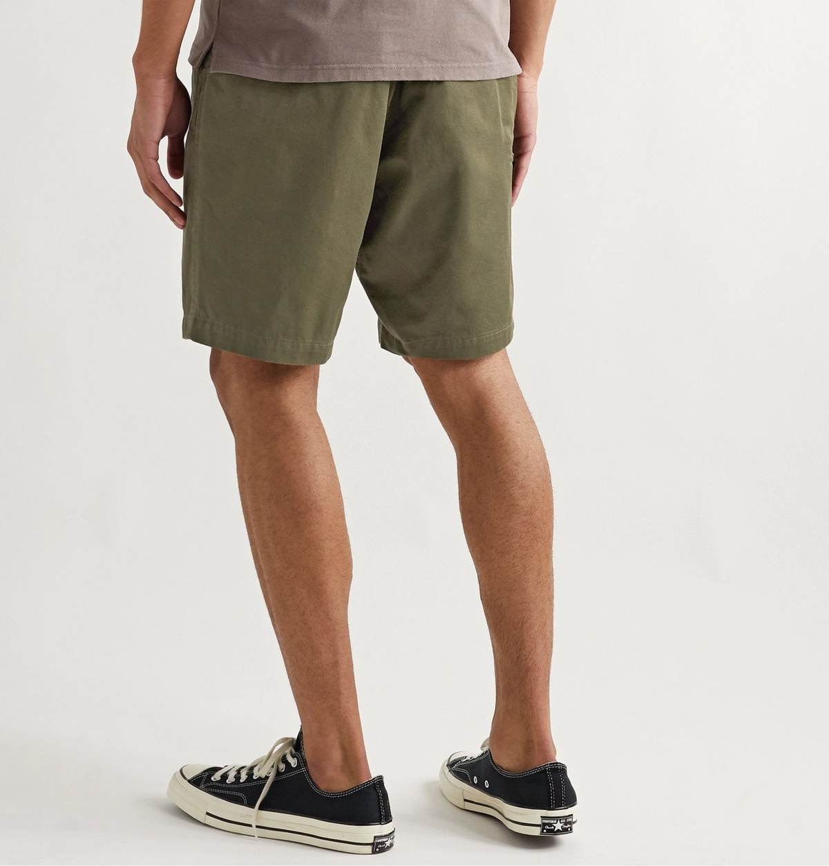 Pilgrim Surf Supply - Salathe Belted Cotton-Twill Climbing Shorts