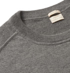 Massimo Alba - Watercolour-Dyed Mélange Loopback Cashmere Sweater - Men - Gray