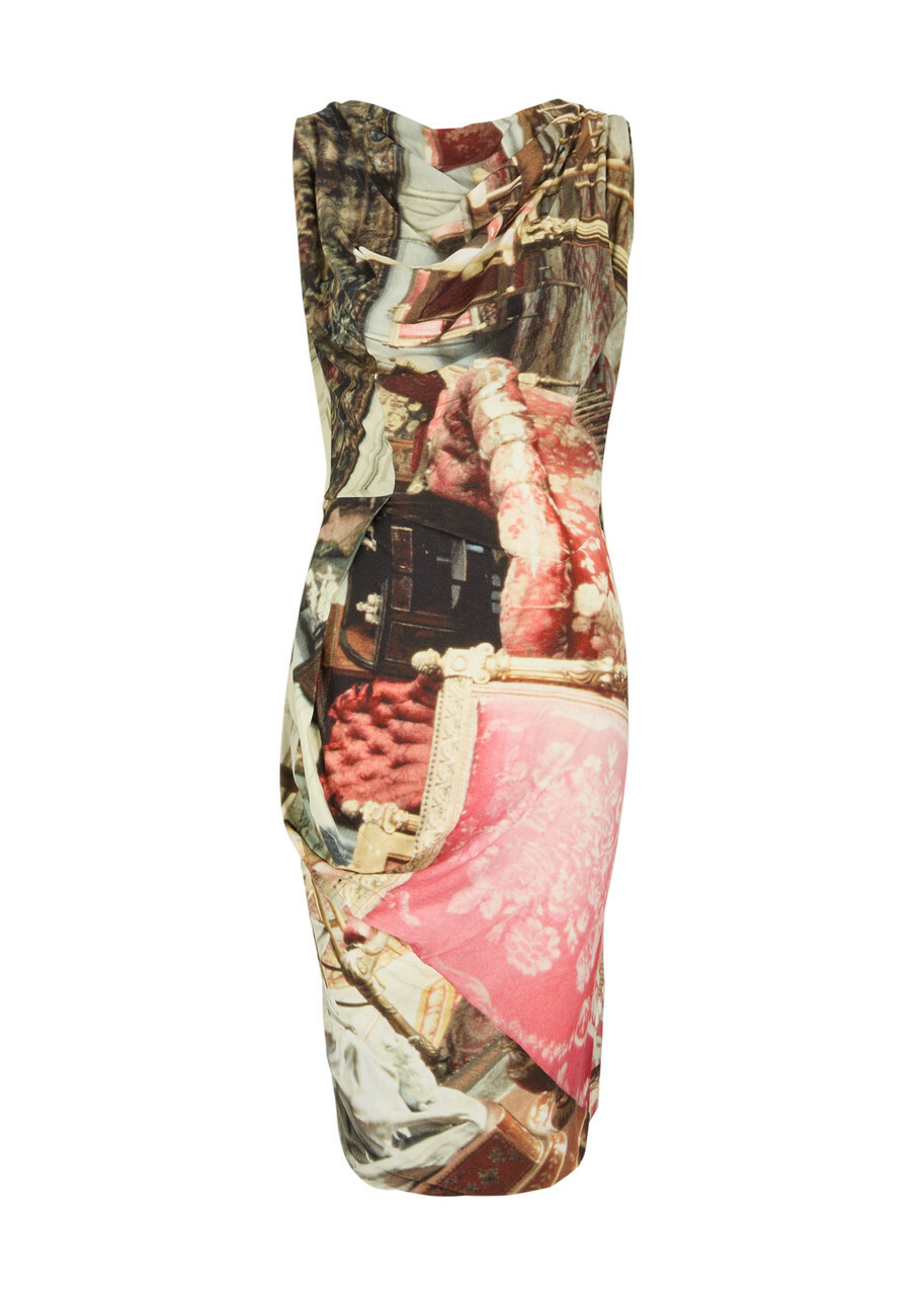 ワンピース Vivienne Westwood Jersey Dress. 2019 Vivienne Westwood Fond Printed Stretch-jersey Dress Multicoloured