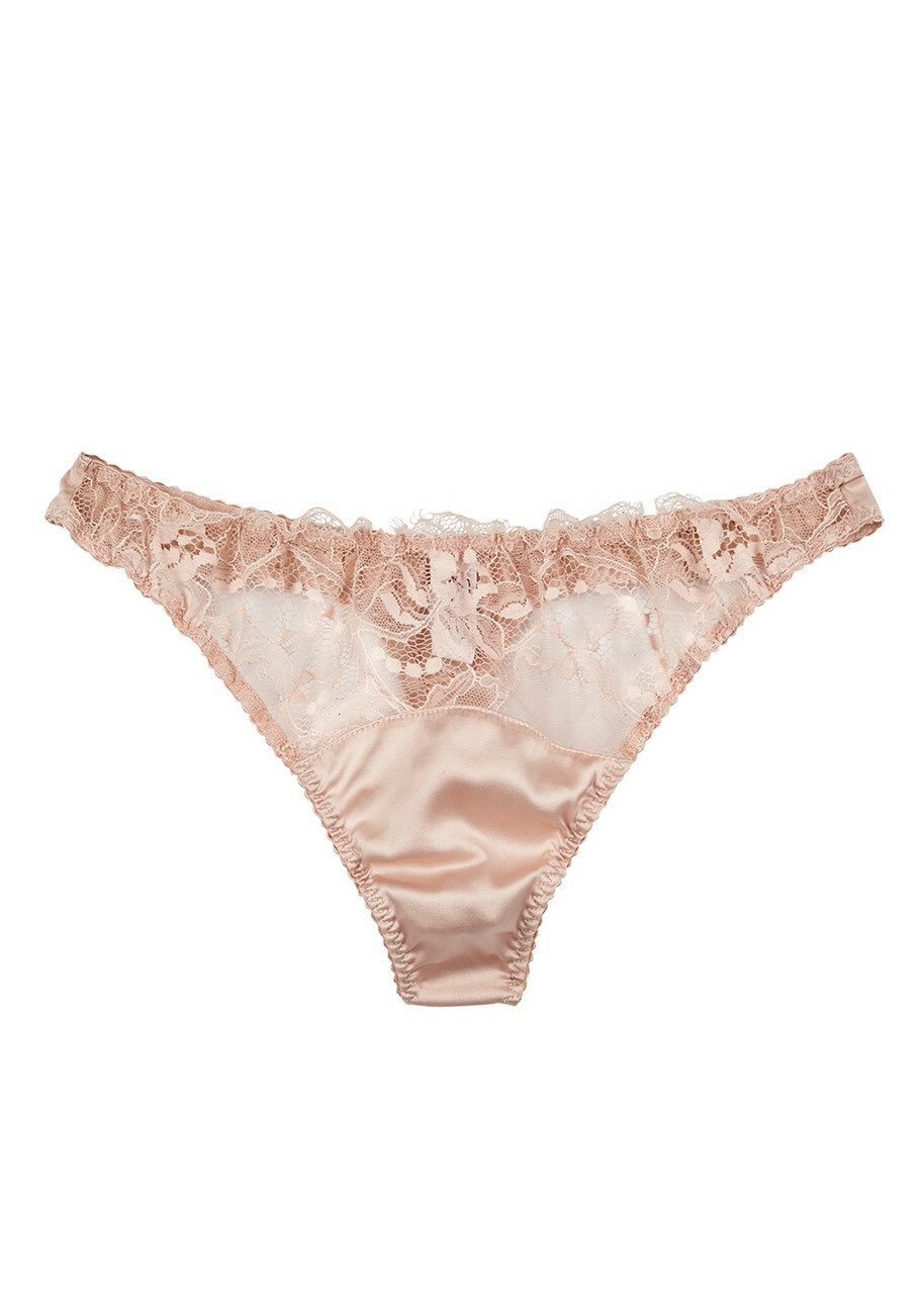Fleur OF England Signature Silk-blend Thong