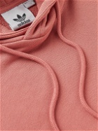 adidas Originals - Ozworld Logo-Print Cotton-Jersey Hoodie - Pink