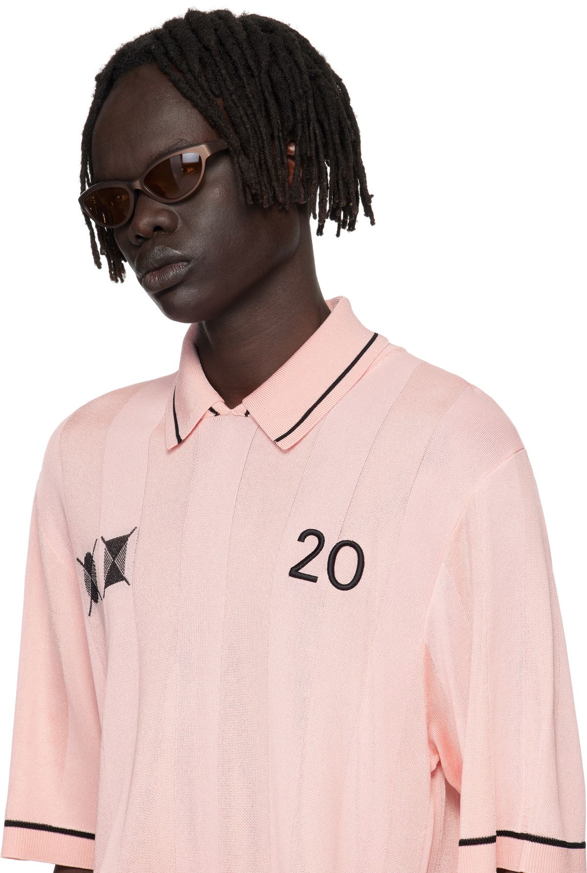 JACQUEMUS Brown 'The Curvo' Sunglasses