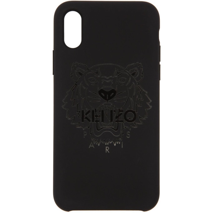 Photo: Kenzo Black Tonal Tiger iPhone X Case