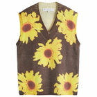 JW Anderson Women's Printed Vest in Dark Brown