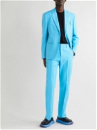 Off-White - Straight-Leg Drill Trousers - Blue
