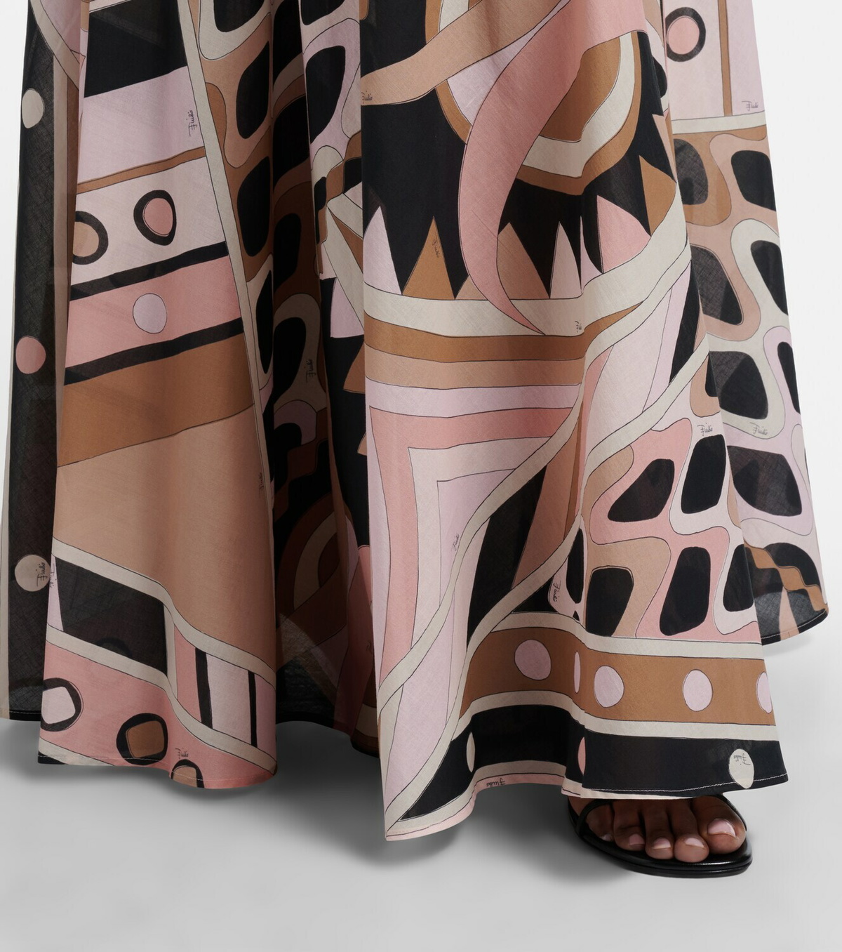 Pucci Vivara cotton muslin maxi skirt