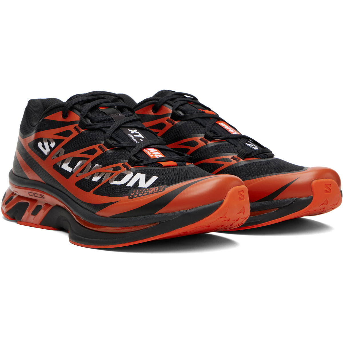 MM6 Maison Margiela Black & Red Salomon Edition XT Sneakers