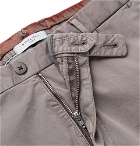 Boglioli - Stone Stretch-Cotton Twill Suit Trousers - Men - Taupe