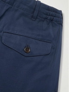 Dunhill - Straight-Leg Cotton-Twill Chino Shorts - Blue