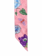 GUCCI - Flora Silk Twill Neck Bow