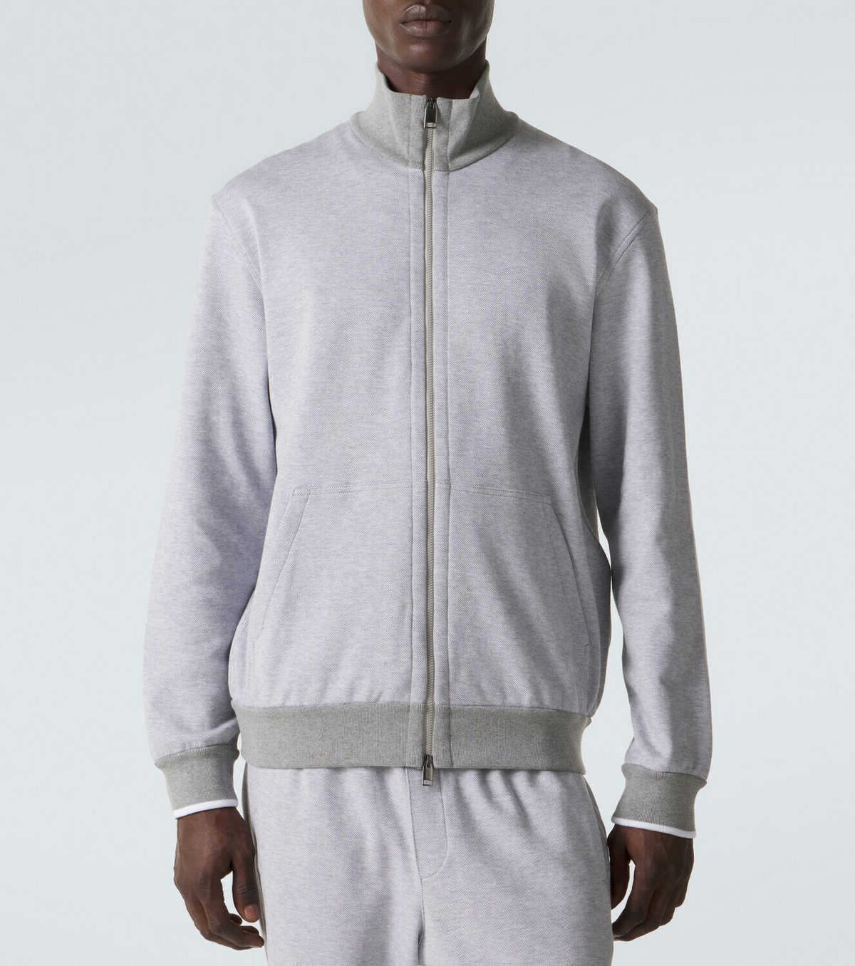 Brioni Cotton-blend track jacket