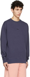 Boss Navy Cotton Sweatshirt