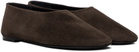 Proenza Schouler Brown Glove Slippers