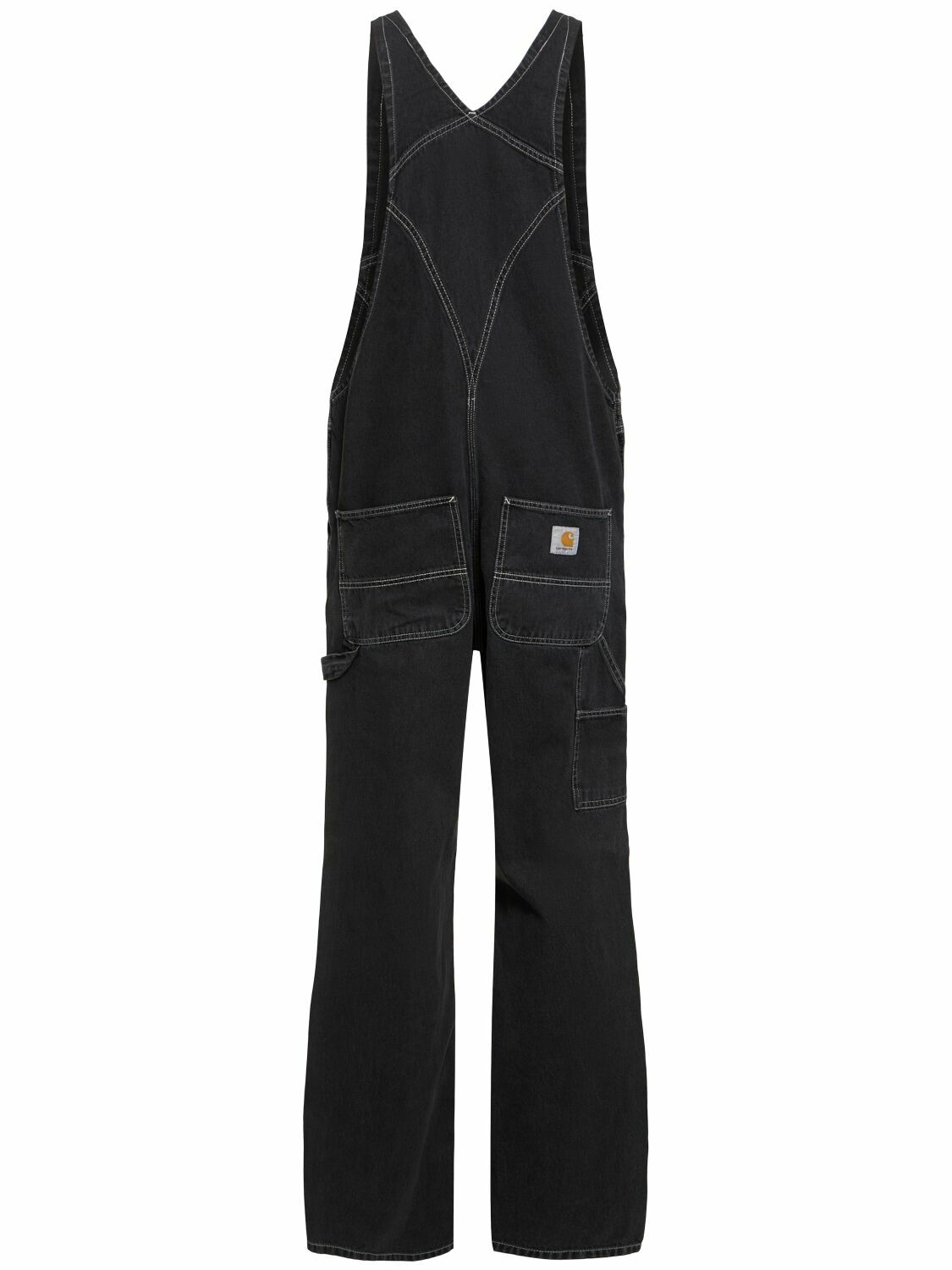 usa製 carhartt denim overall Amazon.com: Carhartt Washed Denim Bib Overalls Darkstone 40