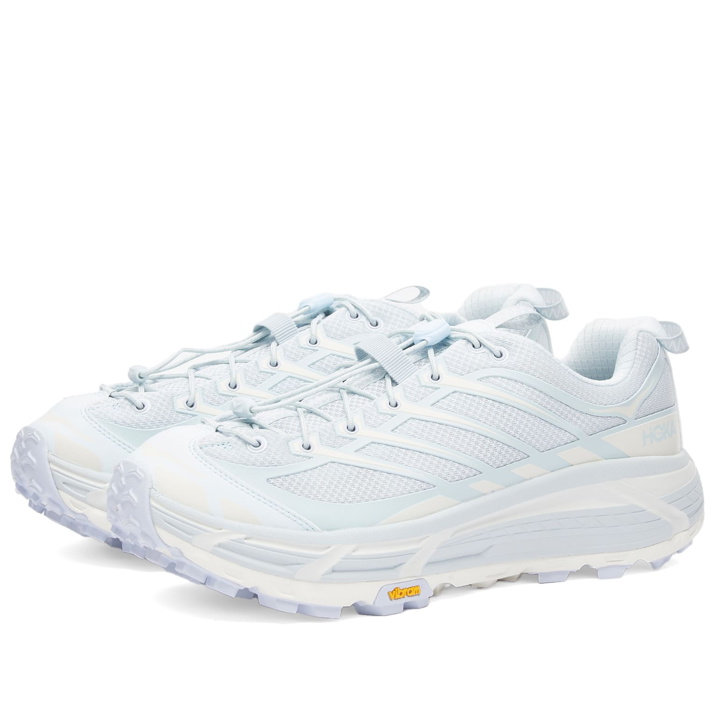 Photo: Hoka One One Men's Mafate Three2 Sneakers in Illusion/Cloudless