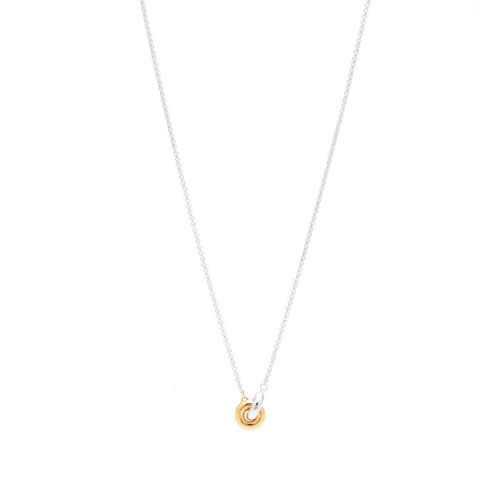 Photo: Tom Wood 20.5" Sphere Double Pendant Necklace in Silver/Gold 