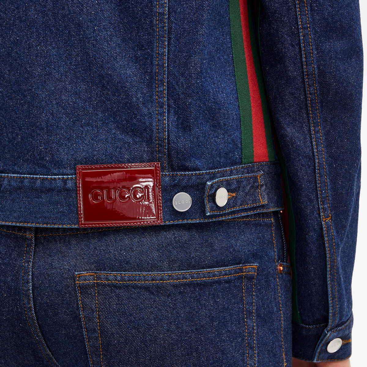 Gucci Men's Denim Jacket in Indigo Gucci